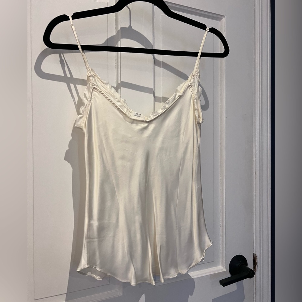 Aritzia Wilfred Satin Camisole, Birch, Small